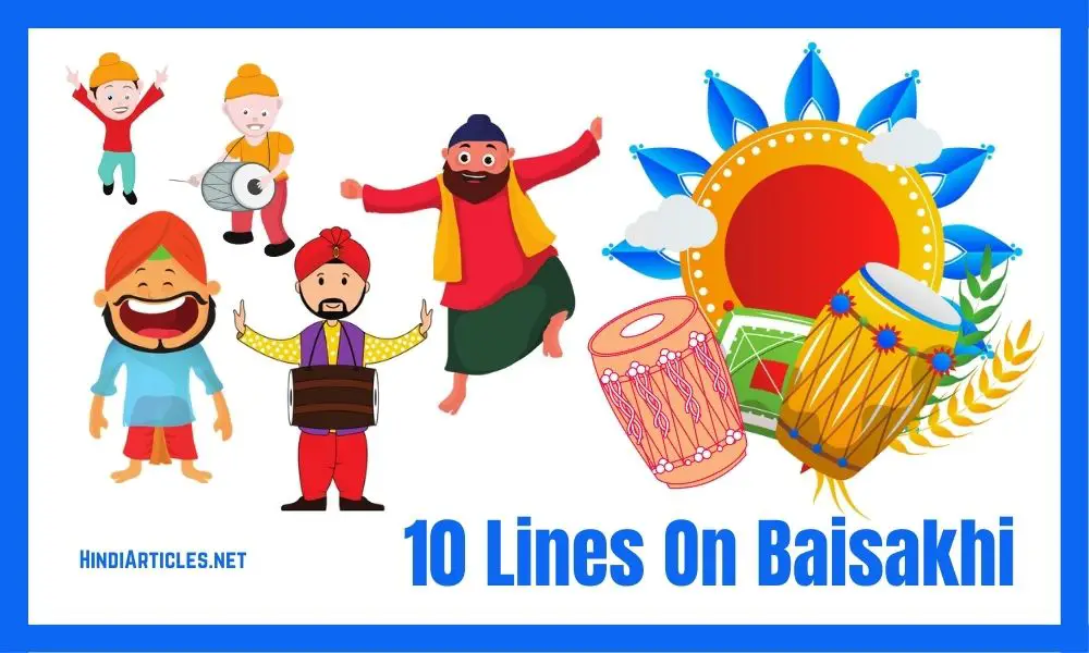 10 Lines On Baisakhi Festival In Hindi And English Language