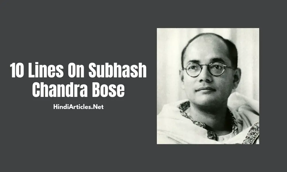 10 Lines On Dr. B.R. Ambedkar In Hindi And English Language