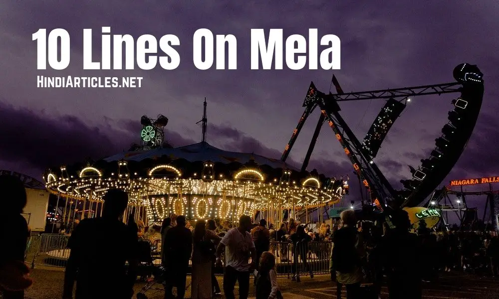 10 Lines On Mela (Festival) In Hindi And English Language