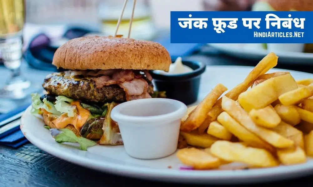 फ़ास्ट फ़ूड, जंक फूड पर निबंध (Fast Food, Junk Food Essay In Hindi)