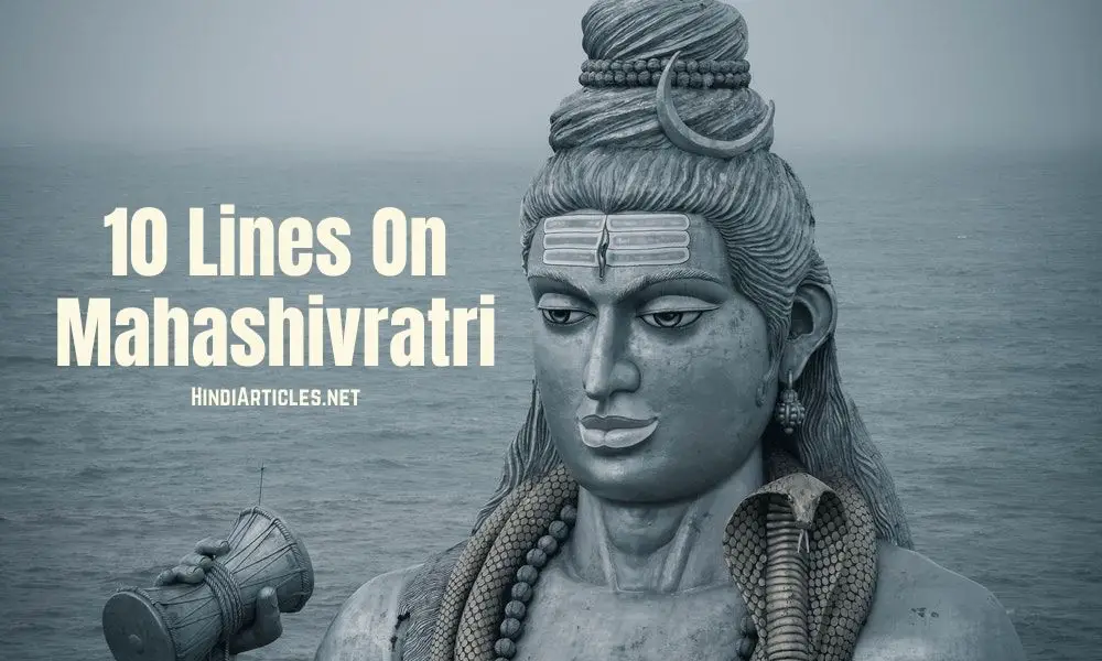 10 Lines On Mahashivratri In Hindi And English Language